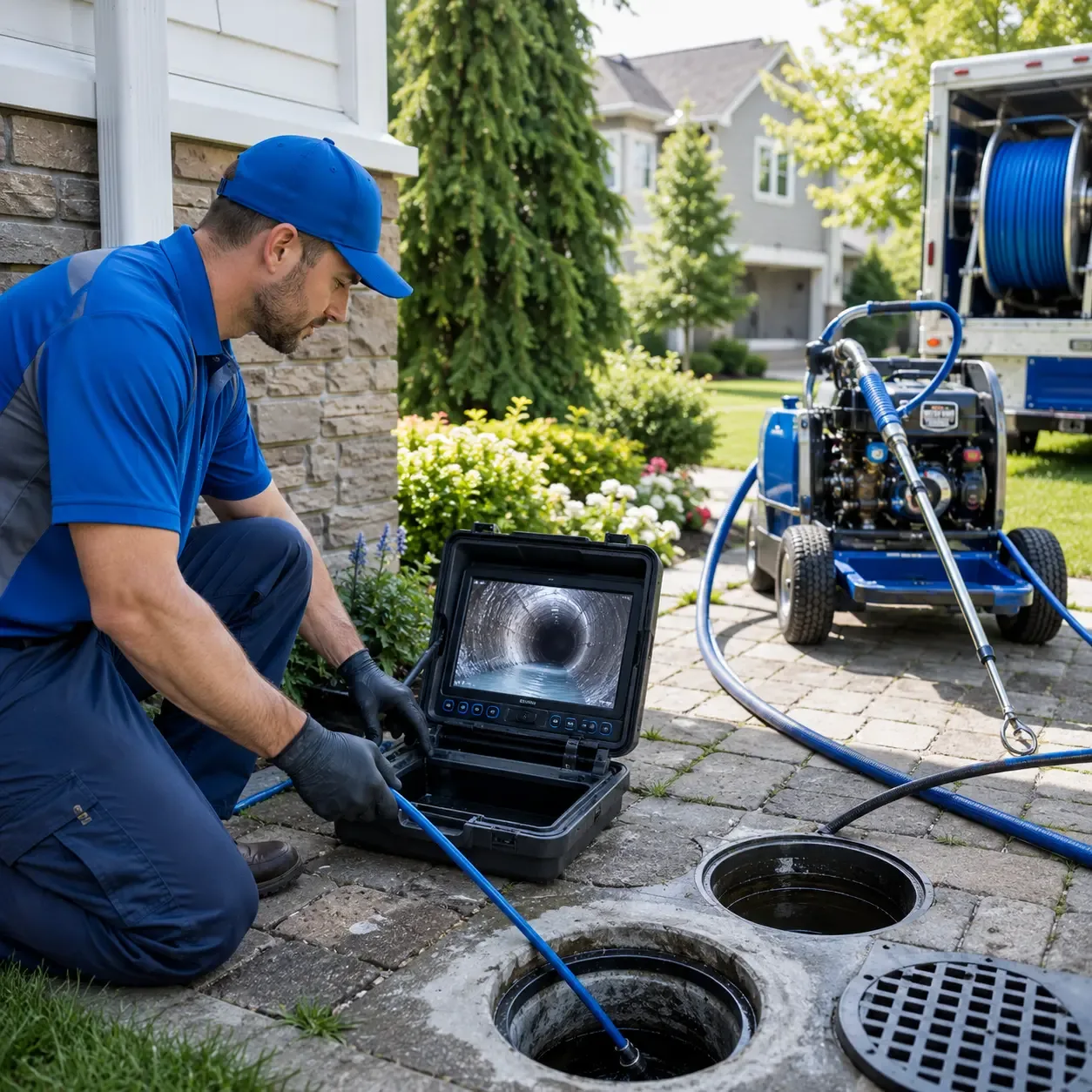 Outdoor drain cleaning professionals serving Marshall, WI