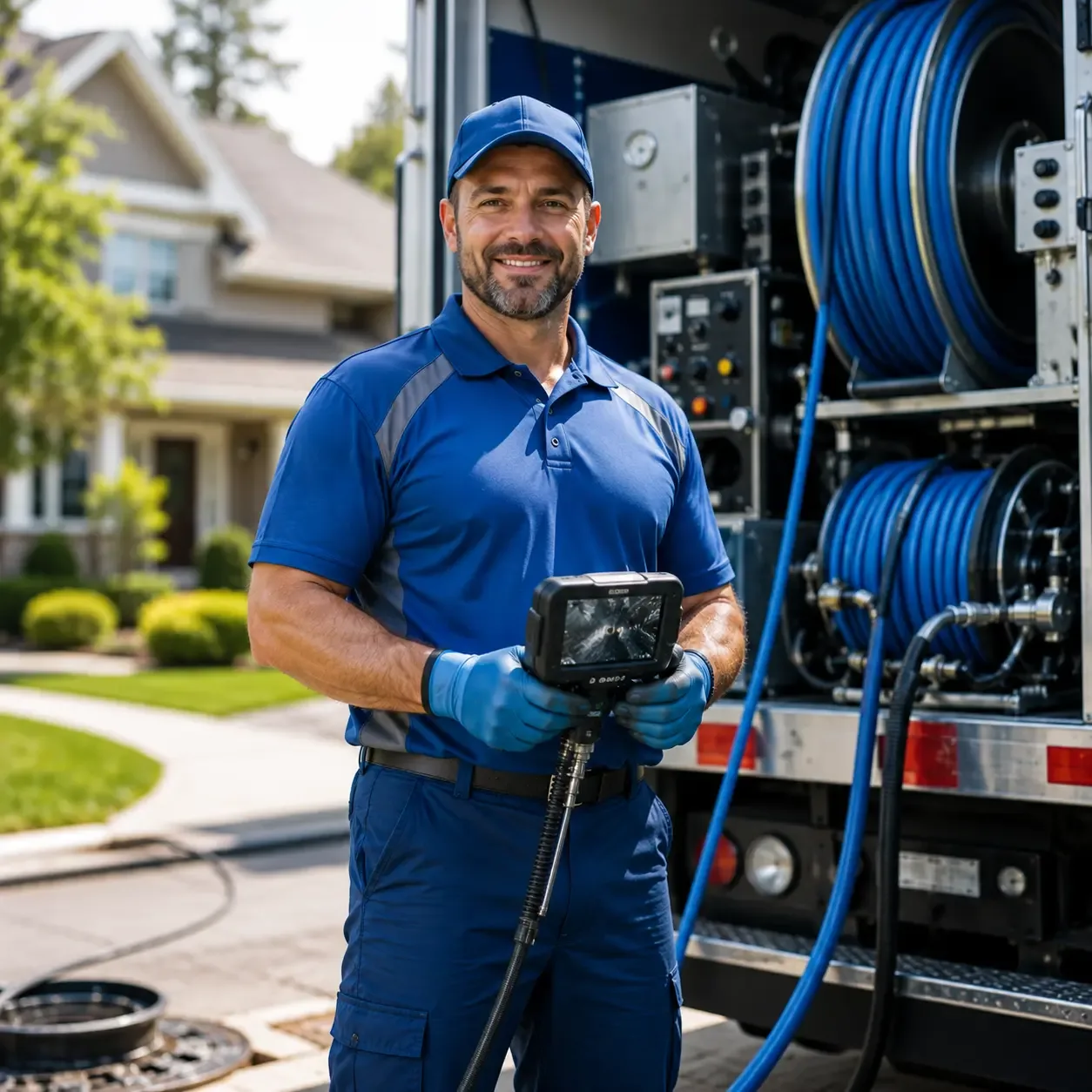 Local outdoor drain cleaning specialists in Marshall, WI